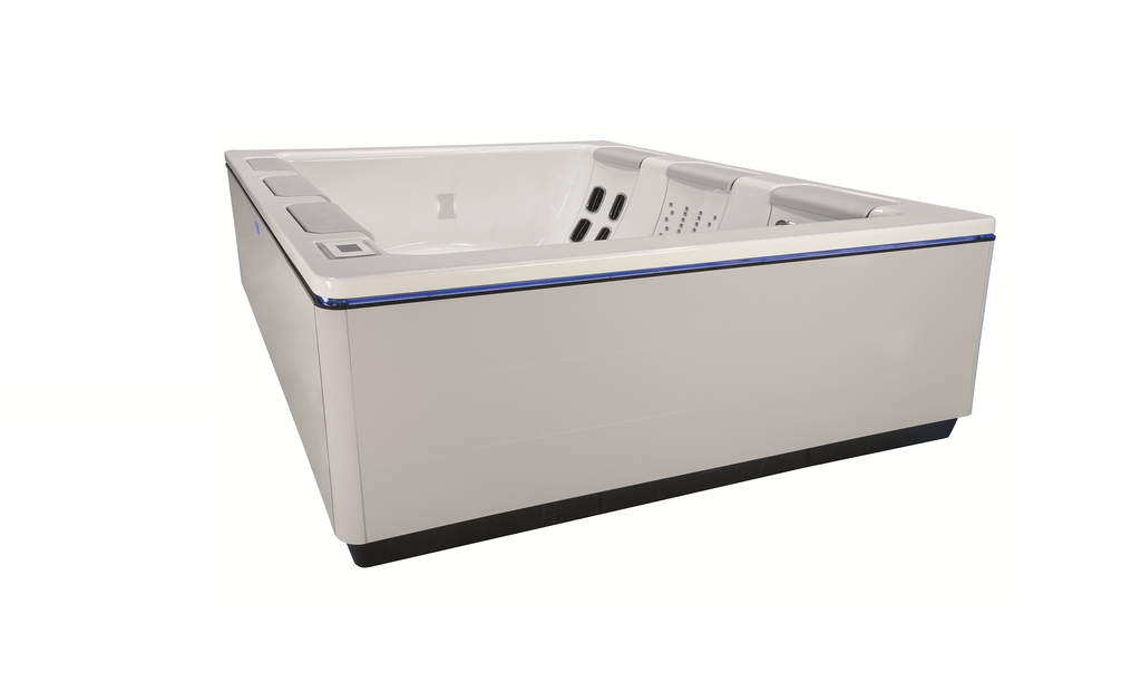 Villeroy & Boch Design Line Just Silence Whirlpool Snow Light Grey