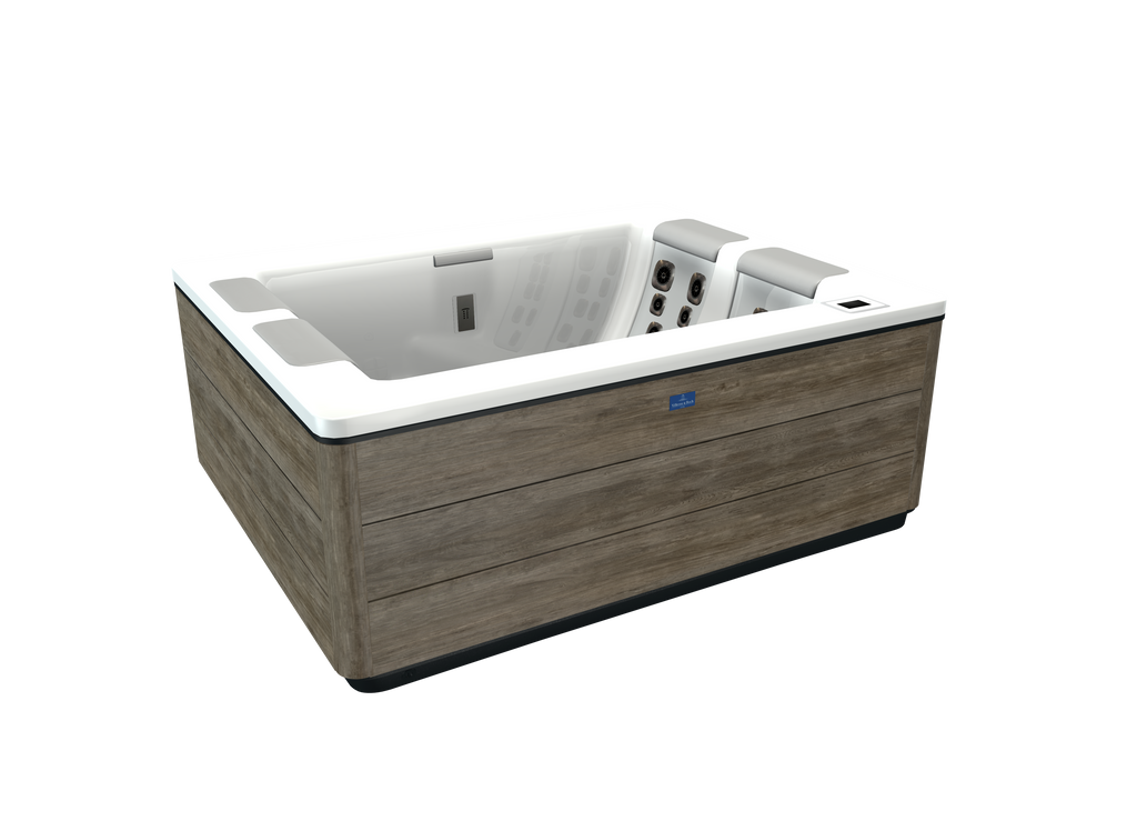 Villeroy & Boch Design Line Just Silence Compact Whirlpool Snow Timber