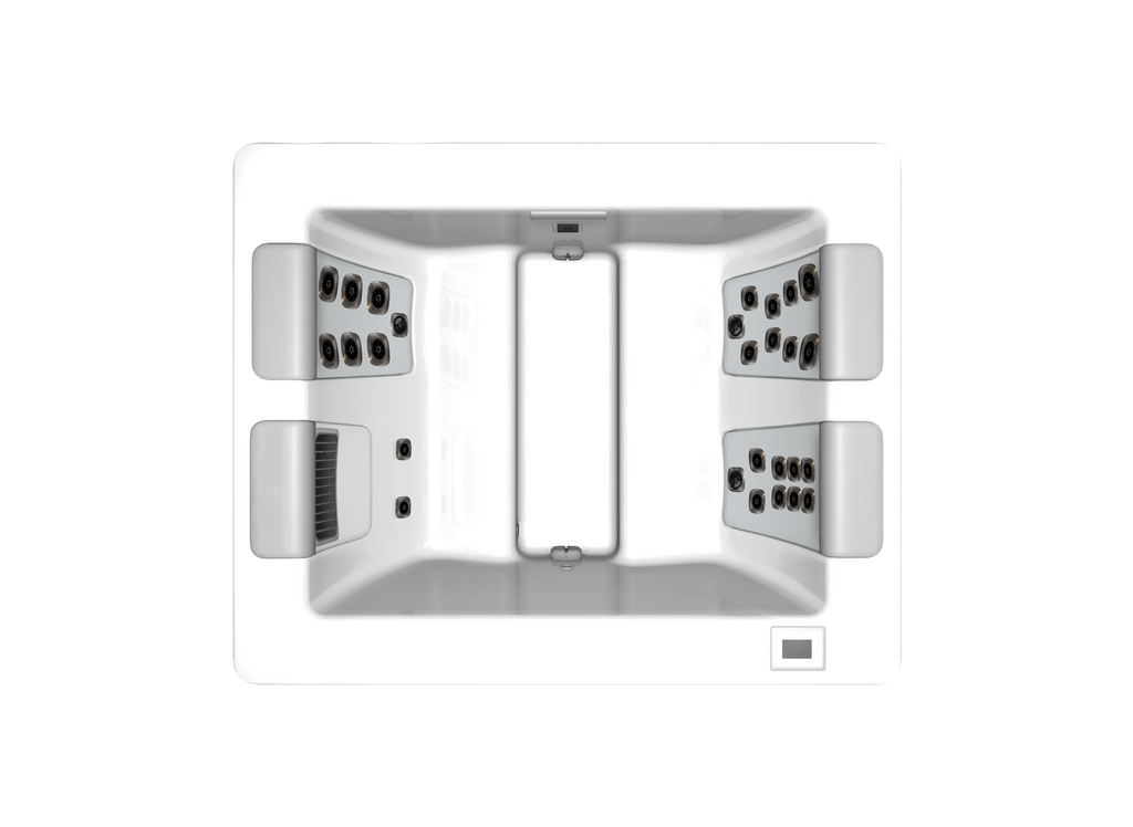 Villeroy & Boch Design Line Just Silence Compact Whirlpool Innenansicht