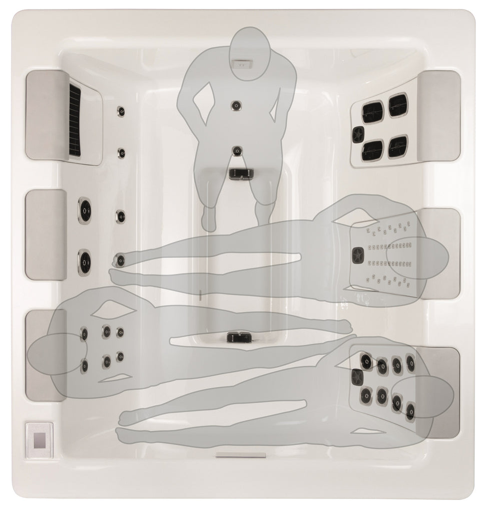 Villeroy & Boch Design Line Just Silence Whirlpool Liegeansicht